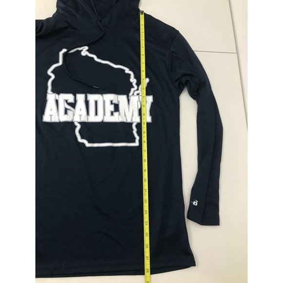 Badger Sport Wisconsin Academy Dri Fit Women’s S Navy Pullover Sweater *11 - Picture 3 of 4